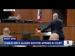 Read more about the article Charlie Kirk’s alleged shooter Tyler Robinson appears in court: LIVE