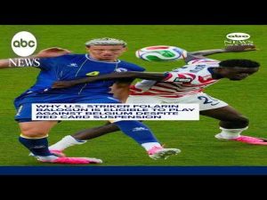 Read more about the article Why U.S. striker Folarin Balogun is eligible to play against Belgium despite red card suspension