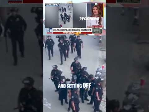 You are currently viewing HUNDREDS arrested during SoCal teen takeover #foxnews #news #shorts