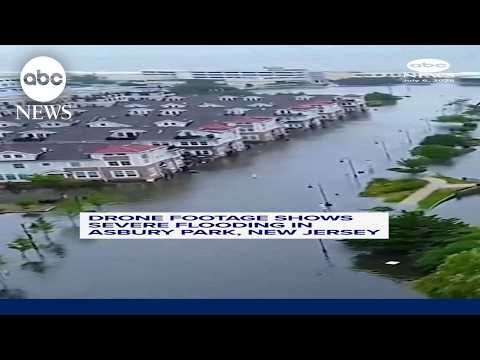 Read more about the article Drone videos show severe flooding in Asbury Park, New Jersey