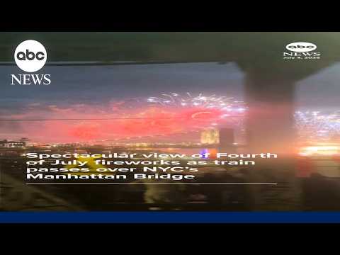 Read more about the article Subway passengers treated to spectacular view of NYC July 4th fireworks