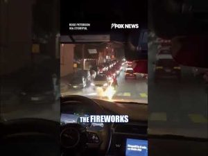 Read more about the article Passengers TERRIFIED as Waymo car drives into live fireworks #shorts #news #foxnews #waymo #viral