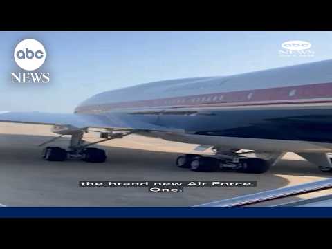 Read more about the article ABC News’ Mary Bruce boards brand new Air Force One as President Trump takes his maiden flight