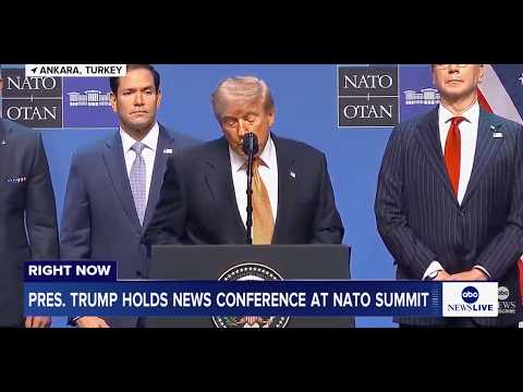 Read more about the article President Trump holds news conference at NATO summit in Ankara, Turkey: LIVE