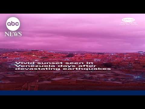 You are currently viewing Vivid sunset seen in Venezuela days after devastating earthquakes