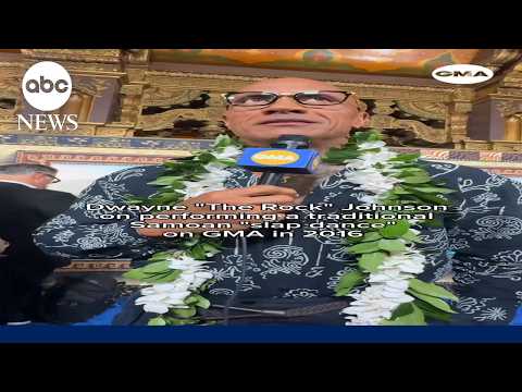 Read more about the article The Rock on performing traditional Samoan dance on GMA