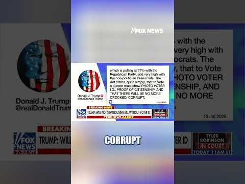 Read more about the article BREAKING: Trump REFUSES to sign bipartisan housing bill ‘in PROTEST’ #foxnews #news #us #fox