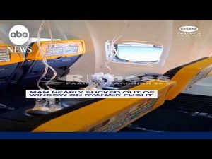 Read more about the article Man nearly sucked out of window on Ryanair flight