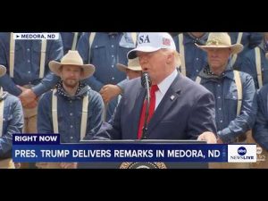 Read more about the article President Trump delivers remarks in Medora, ND: LIVE