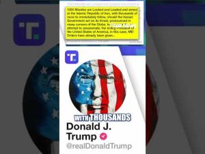 Read more about the article Trump threatens Iran with ‘1,000 missiles’ over reported assassination plot #shorts