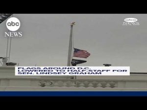 Read more about the article Flags around D.C. lowered to half-staff for Sen. Lindsey Graham
