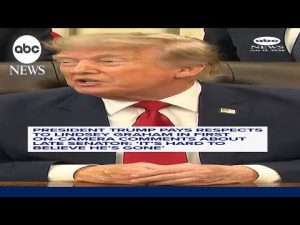 Read more about the article President Trump on Lindsey Graham: ‘It’s hard to believe he’s gone’