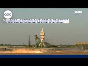 Read more about the article NASA astronaut joins Russian cosmonauts in launch to International Space Station