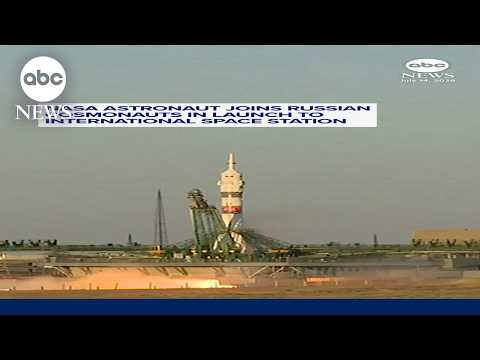 You are currently viewing NASA astronaut joins Russian cosmonauts in launch to International Space Station