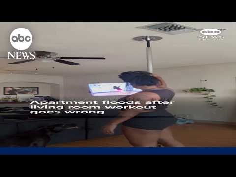 You are currently viewing Apartment floods after pole dancing workout goes wrong