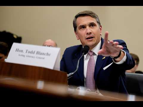 Read more about the article Acting AG Todd Blanche testifies at his confirmation hearing