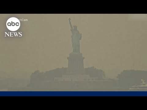 Read more about the article Dangerous wildfire smoke blankets 19 states, triggers air quality alerts for millions