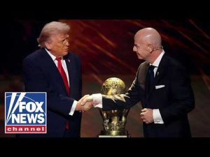 Read more about the article WATCH LIVE: President Trump attends FIFA World Cup reception at Trump Tower