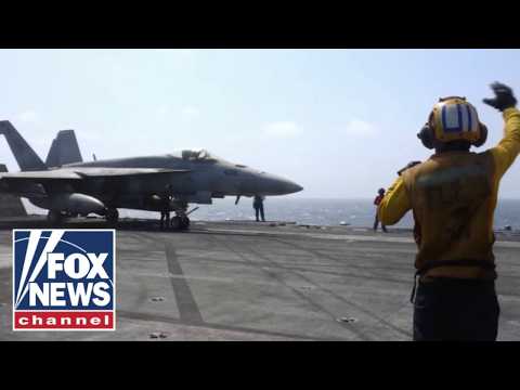 Read more about the article DEVELOPING: US Navy races to find missing airman in Arabian Sea
