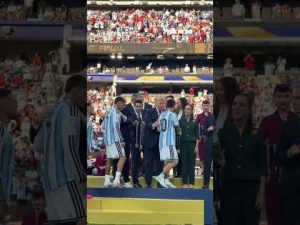 Read more about the article Trump presents runners-up medals to Lionel Messi and his Argentina teammates #shorts #foxnews #news