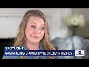 Read more about the article Growing number of women having children in their 40s