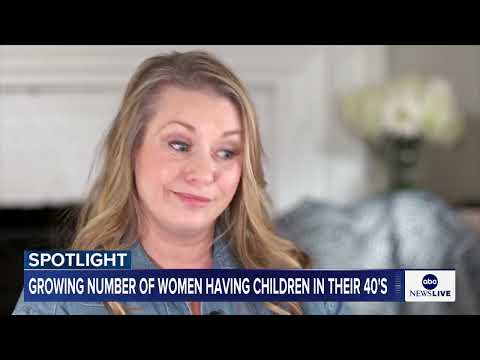 You are currently viewing Growing number of women having children in their 40s