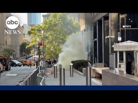 Read more about the article Man in custody after setting off ‘incendiary device’ outside NYC federal building