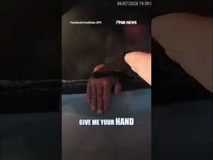 Read more about the article ‘GIVE ME YOUR HAND!’: Police officer saves man from burning car in Texas #shorts #foxnews #news #fox