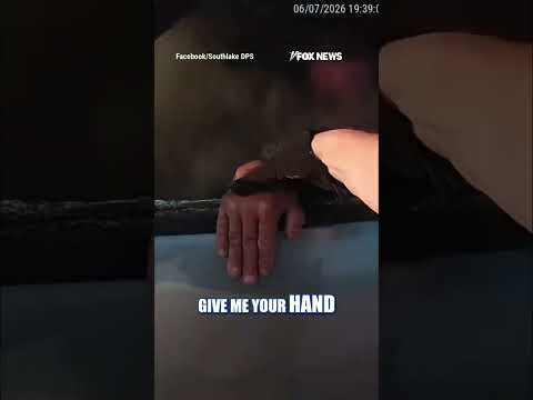 Read more about the article ‘GIVE ME YOUR HAND!’: Police officer saves man from burning car in Texas #shorts #foxnews #news #fox