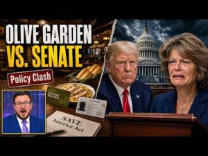 Read more about the article Trump just pounced after Olive Garden smoked the Senate on photo ID, and it gets worse