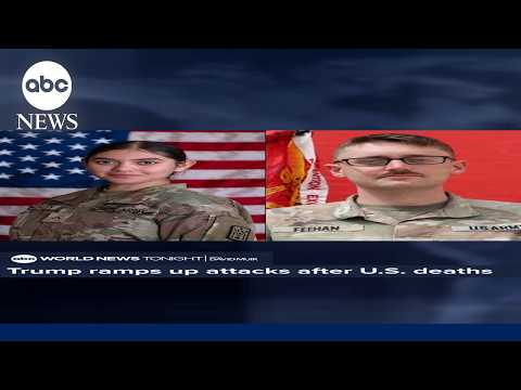 Read more about the article Trump ramps up attacks on Iran after deaths of U.S. soldiers