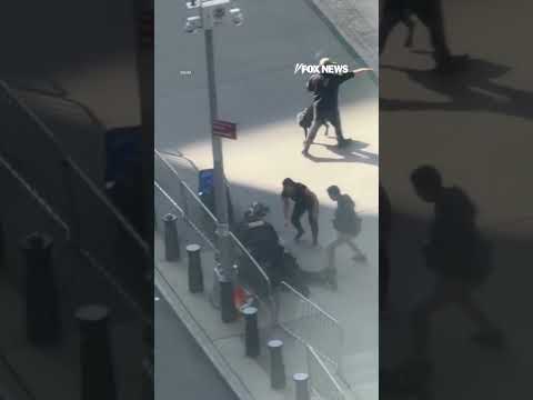Read more about the article Suspect CAUGHT on camera setting fire outside ICE building #foxnews #shorts #news #newyork