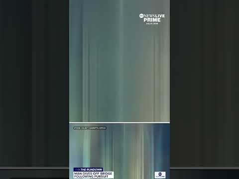 You are currently viewing Man dives of bridge following pursuit