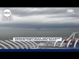 Read more about the article Waterspout spotted over Delaware Bay