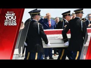 Read more about the article Trump Attends Dignified Transfer of 4 US Fallen Servicemembers. What You Need to Know – July 22