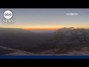 Read more about the article A quiet moment at the Grand Canyon with David Muir as the sun sets