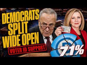 Read more about the article Chuck Schumer just split Democrats wide open on voter ID, and 71% makes this brutal on camera