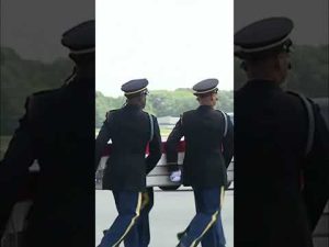 Read more about the article Fallen US troops honored in return to Dover after deadly conflict with Iran #shorts #us #Iran