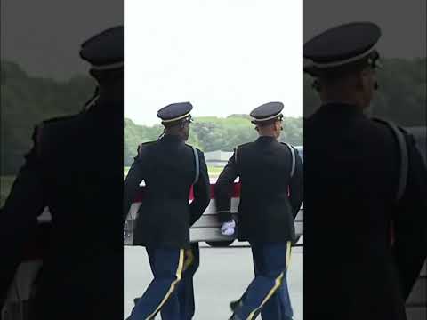 Read more about the article Fallen US troops honored in return to Dover after deadly conflict with Iran #shorts #us #Iran