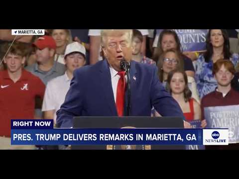 Read more about the article President Trump delivers remarks to high school students in Marietta, GA: LIVE