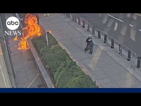 Read more about the article New video shows alleged attack on federal building in New York City