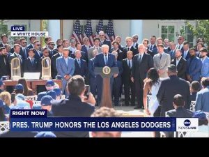 Read more about the article LIVE: President Trump hosts World Series champion Los Angeles Dodgers