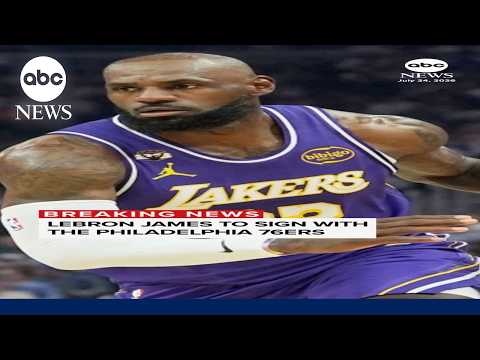 Read more about the article LeBron James to sign with the Philadelphia 76ers