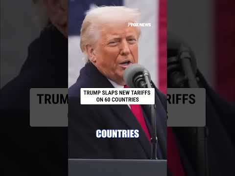 Read more about the article Trump SLAPS new tariffs on 60 COUNTRIES #foxnews #news #us #fox
