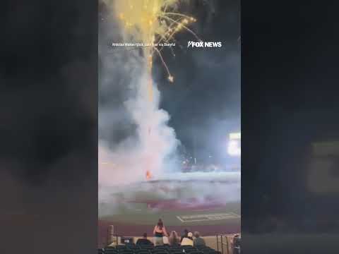 Read more about the article Chaos ERUPTS at ballpark after fireworks EXPLODE INTO STANDS #foxnews #news #us #fox