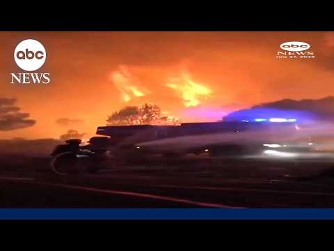 Read more about the article Military firefighters battle huge wildfire in Spain