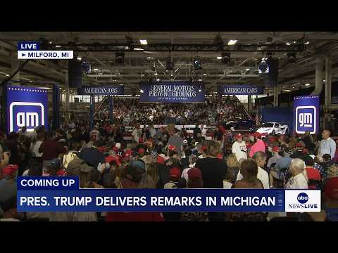 Read more about the article LIVE: President Trump delivers remarks in Milford, Michigan