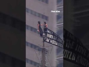 Read more about the article They climbed one of the most iconic skyscrapers… now they face a long list of charges