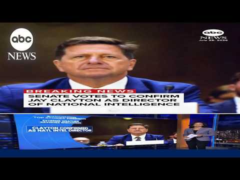 Read more about the article Senate votes to confirm Jay Clayton as director of national intelligence