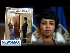 Read more about the article Nick Shirley gifts Ilhan Omar accounting book | The Right Sqaud
